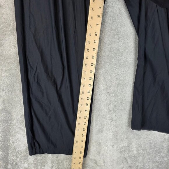 Uniqlo Airism Pants Womens Small Black Wide Leg Pull On UV Protection Stretch - Picture 4 of 11